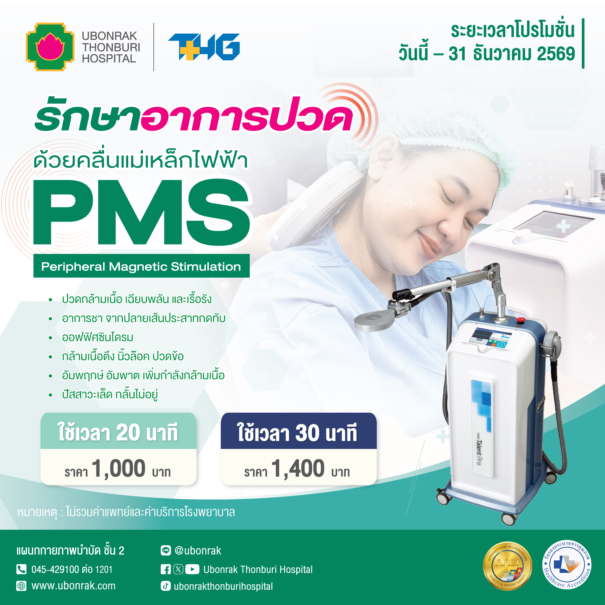 Ubonrak - 🛎PMS (Peripheral Magnetic Stimulation ) คืออะไร ? เป็น ...