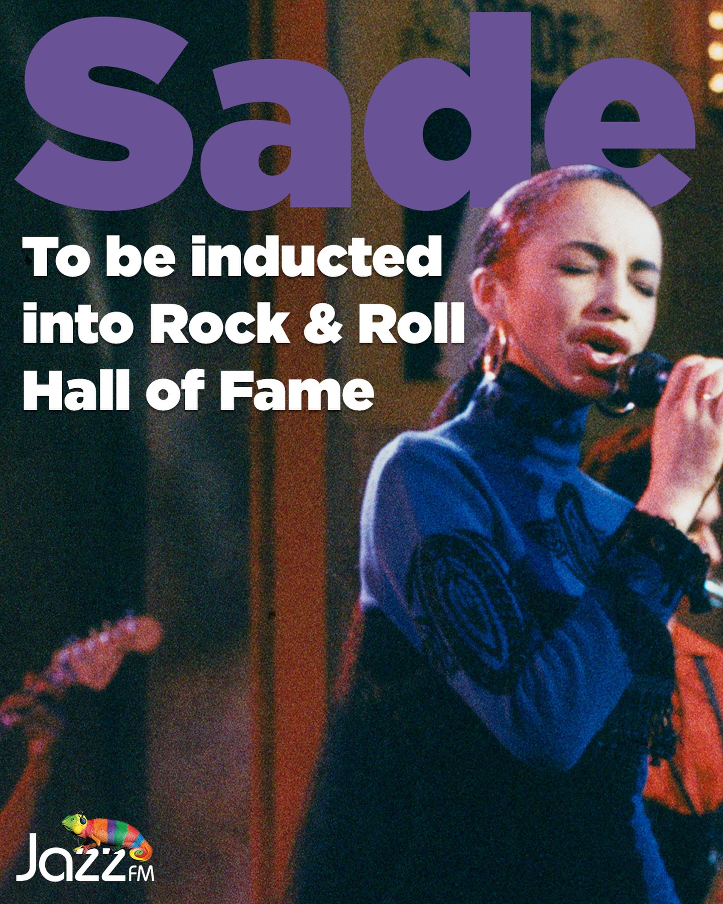 Congratulations to Sade on their Rock & Roll Hall of Fame 