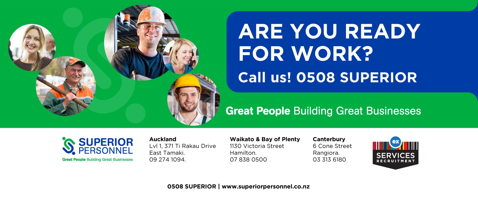 Canterbury Jobs with Superior Personnel | Rangiora
