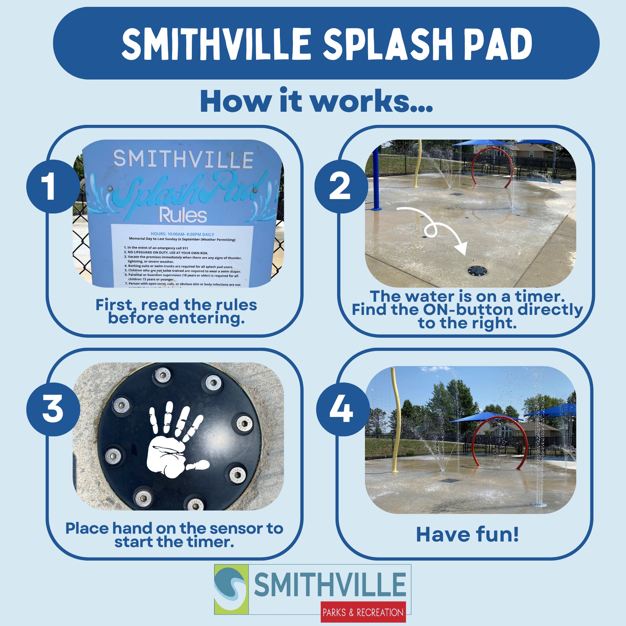 Smithville Splash Pad is... - Smithville Parks and Rec | Facebook