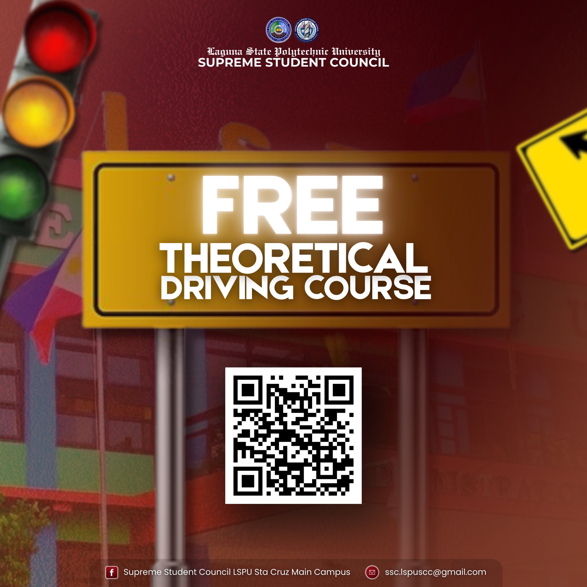 𝐅𝐑𝐄𝐄 𝐓𝐇𝐄𝐎𝐑𝐄𝐓𝐈𝐂𝐀𝐋 𝐃𝐑𝐈𝐕𝐈𝐍𝐆 𝐂𝐎𝐔𝐑𝐒𝐄 The LSPU-SCC Security Management Office ...