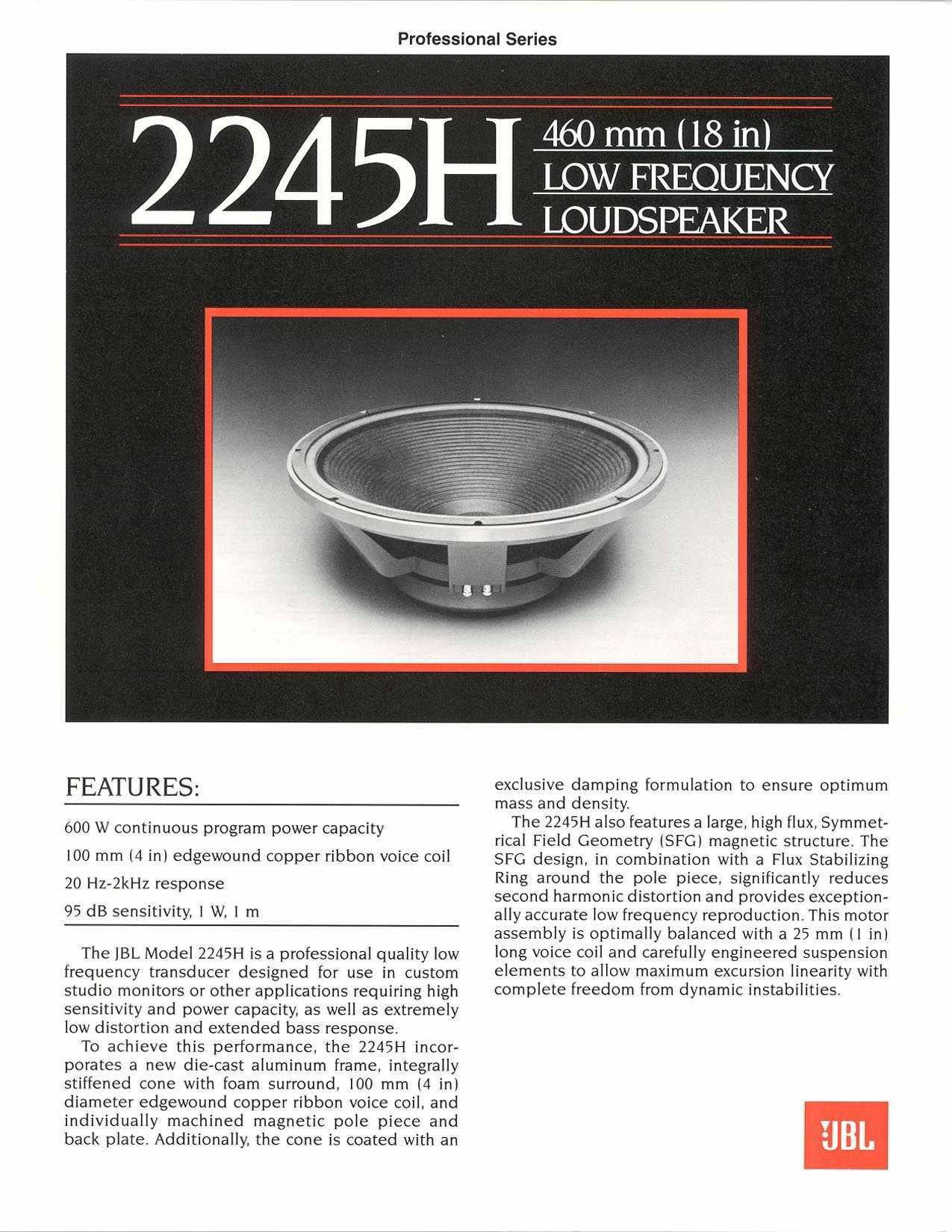 JBL 2245H 18