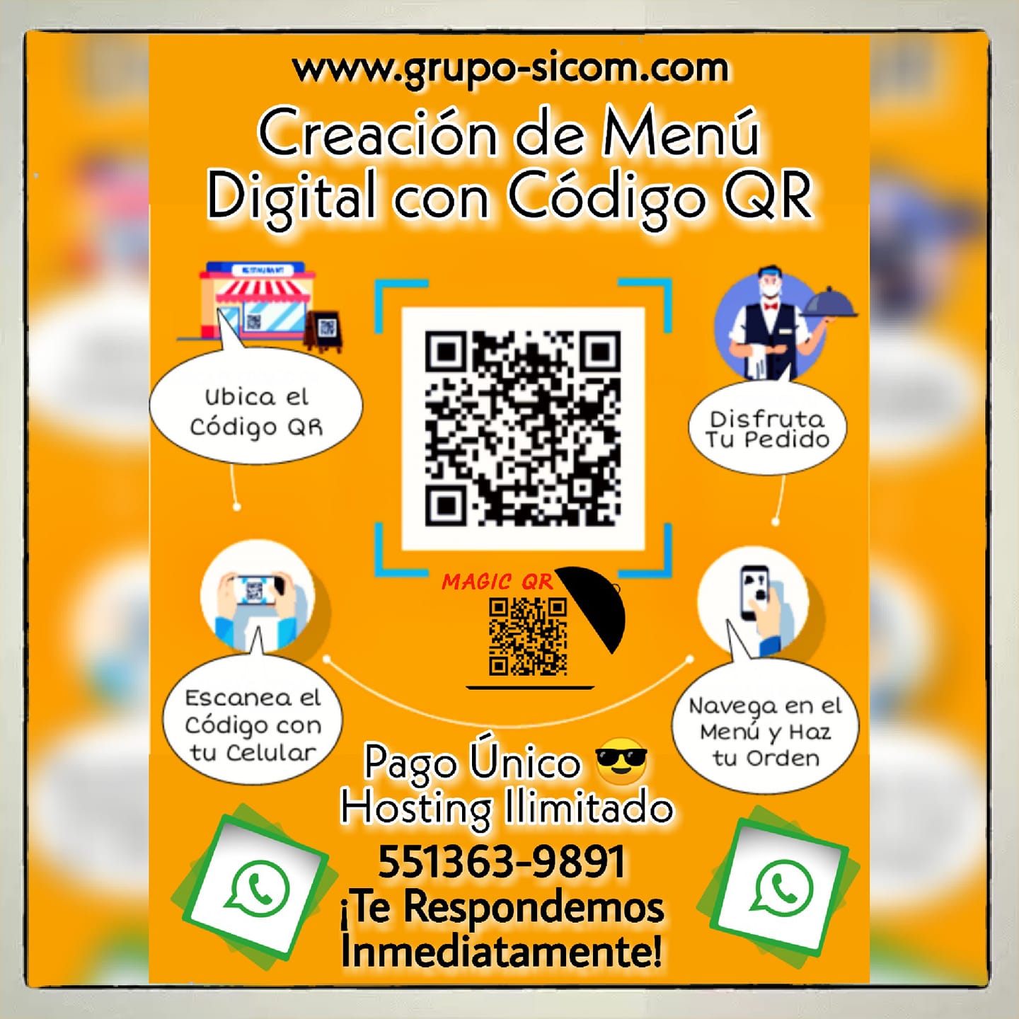 MAGIC QR - ¿Aún no tienes tu Código QR? ¡Contáctanos y te...