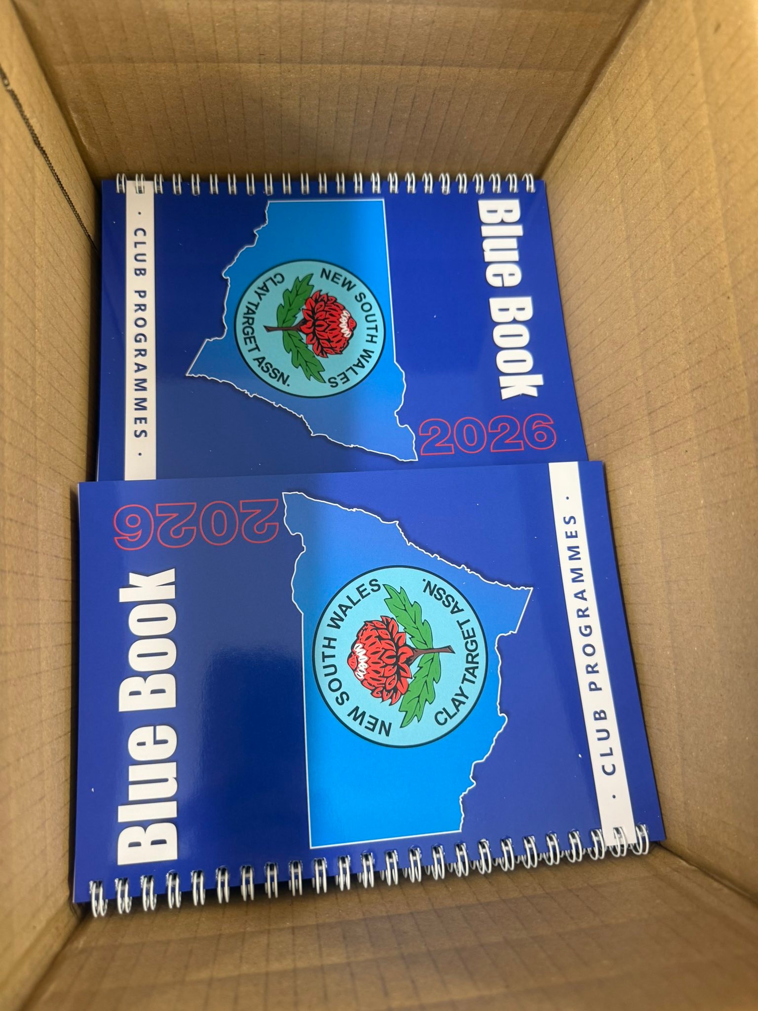 The 2026 Blue Books have... - NSW Clay Target Association Inc | Facebook