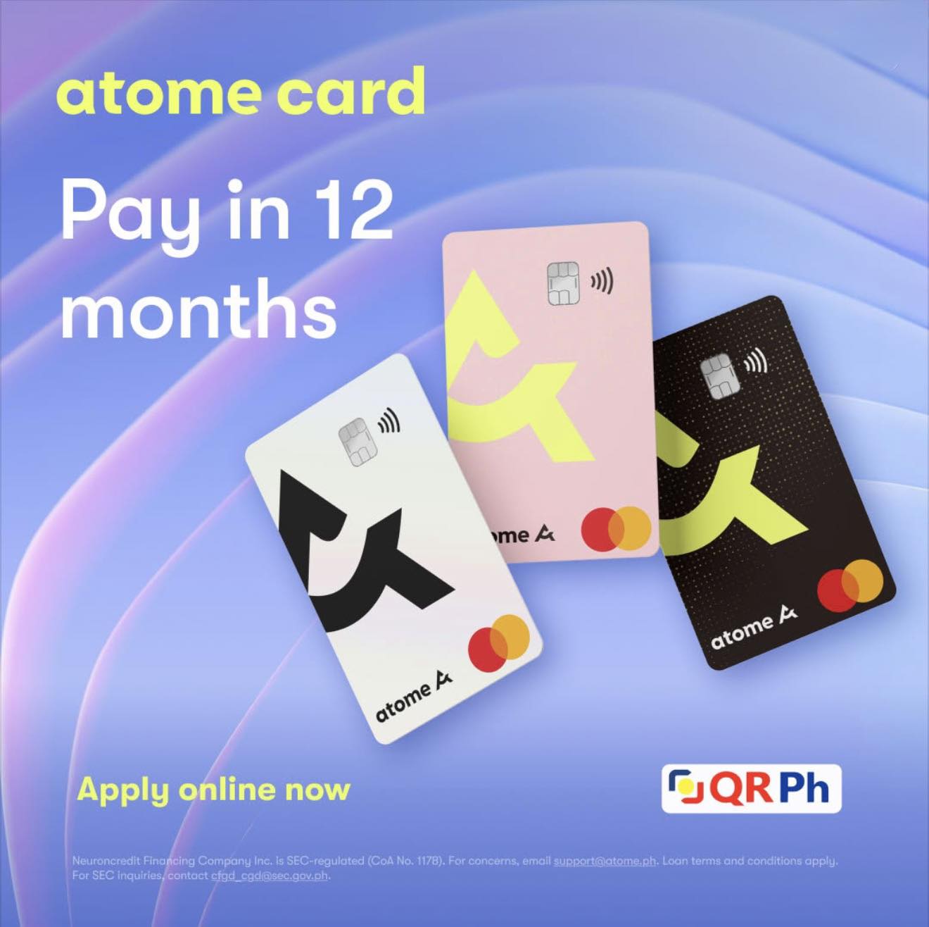 With Atome card, you can enjoy 0% interest for up to 40 days and