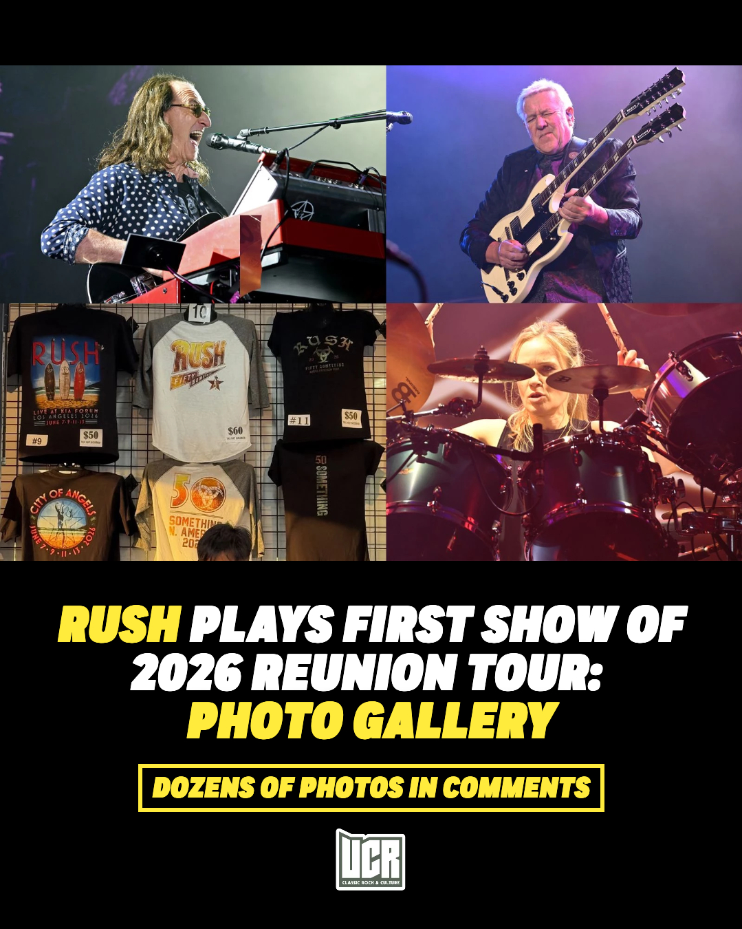 Check out dozens of photos from Rush's big opening night show in