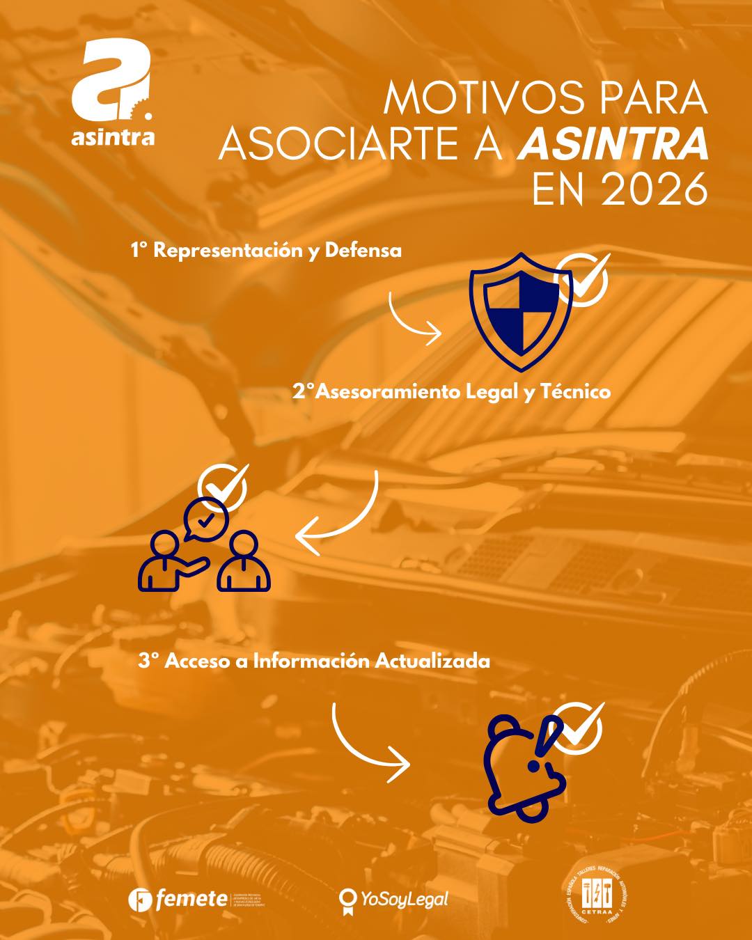 Asintra - 🗣️ En 2026, asociarte a #ASINTRA significa: Representación y ...
