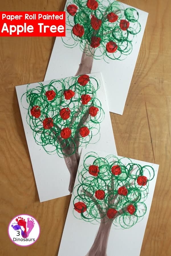 Fun apple tree painting craft... - A Little Pinch of Perfect | Facebook