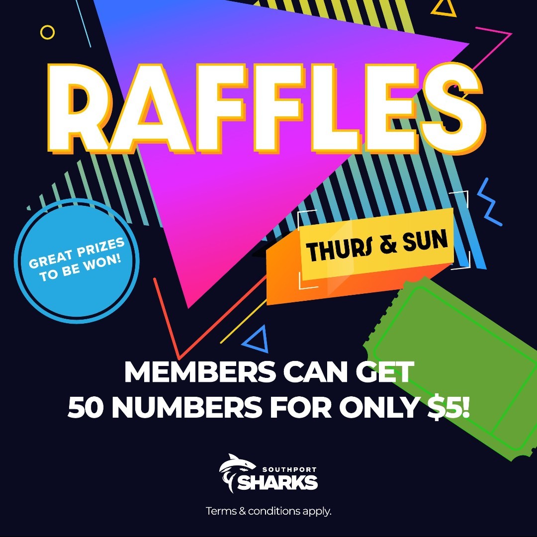 From midday (12pm) today, purchase your... - Southport Sharks | Facebook
