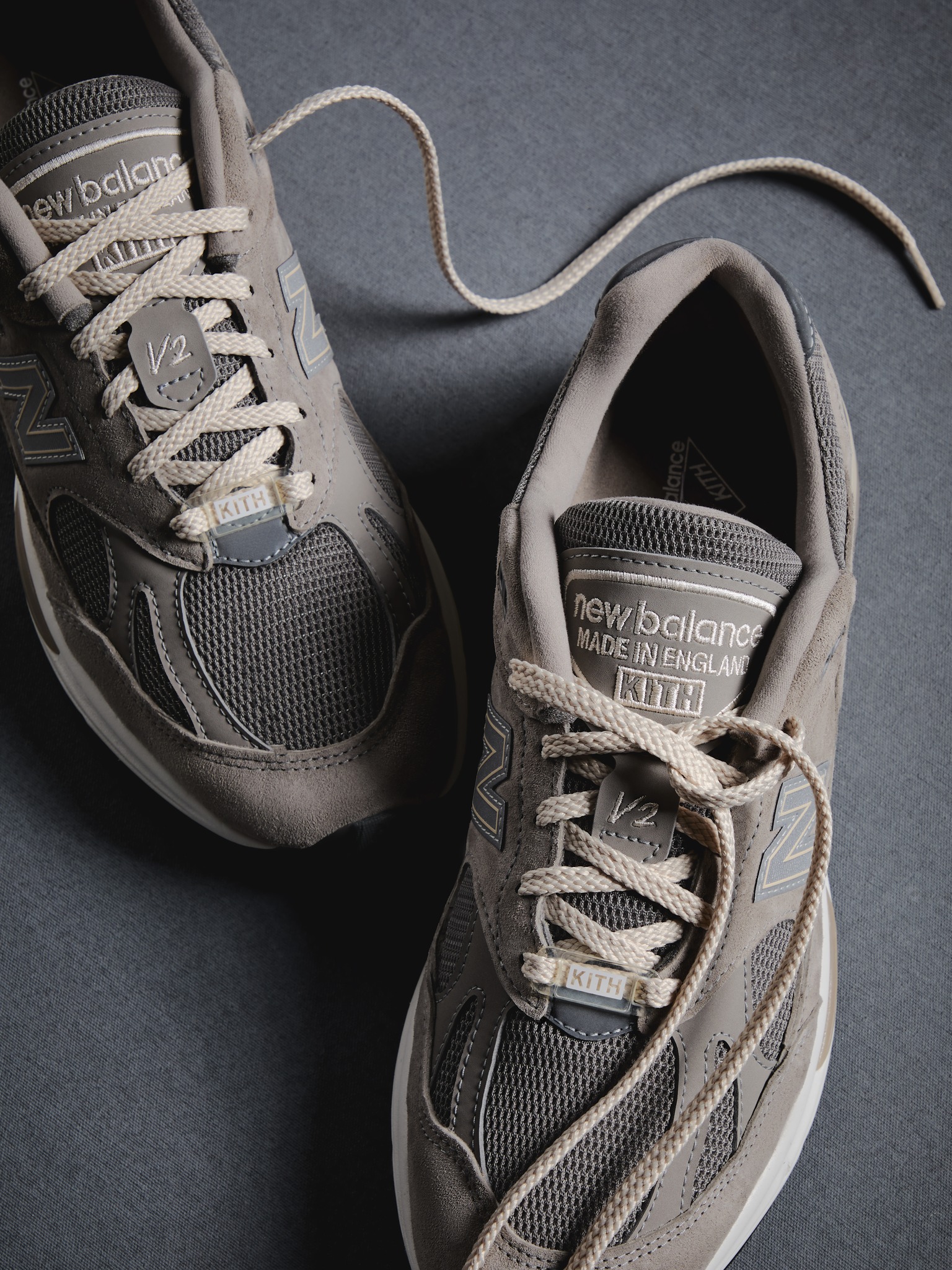 Kith x New Balance is back with a MADE in UK 991/991v2 pack 