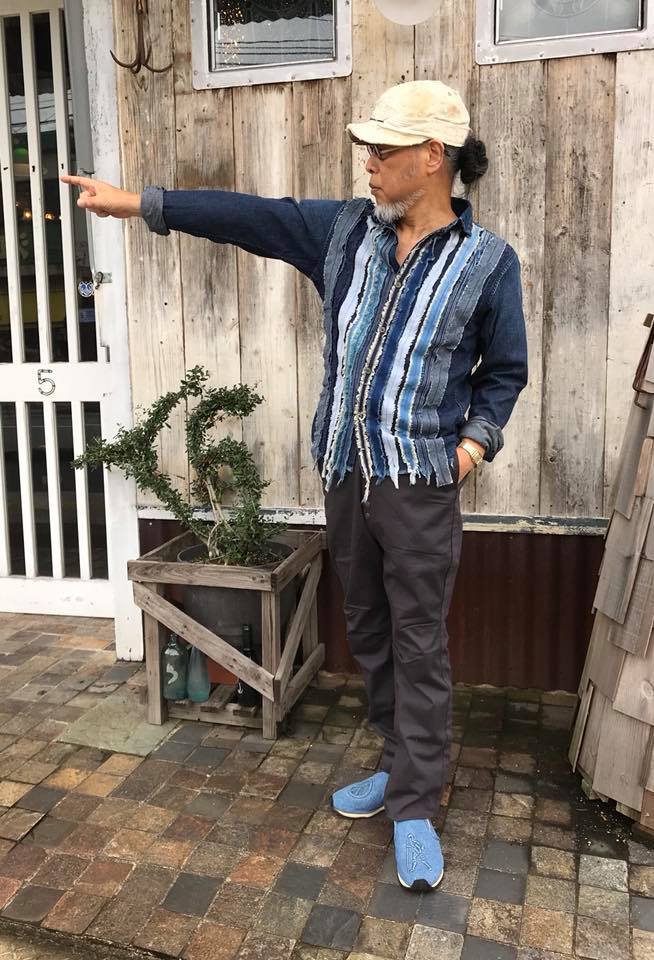 KAPITAL シャツデニム ホーボードレスシャツ 柔らかく洗いざらされた