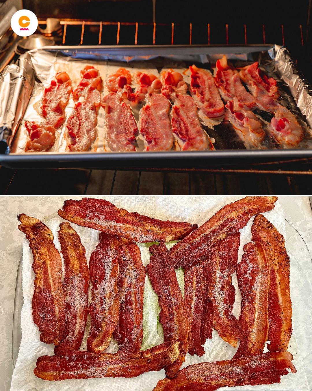 Cookist - THE SECRET TO PERFECT OVEN BAKED BACON 🥓🔥 Crispy, evenly ...