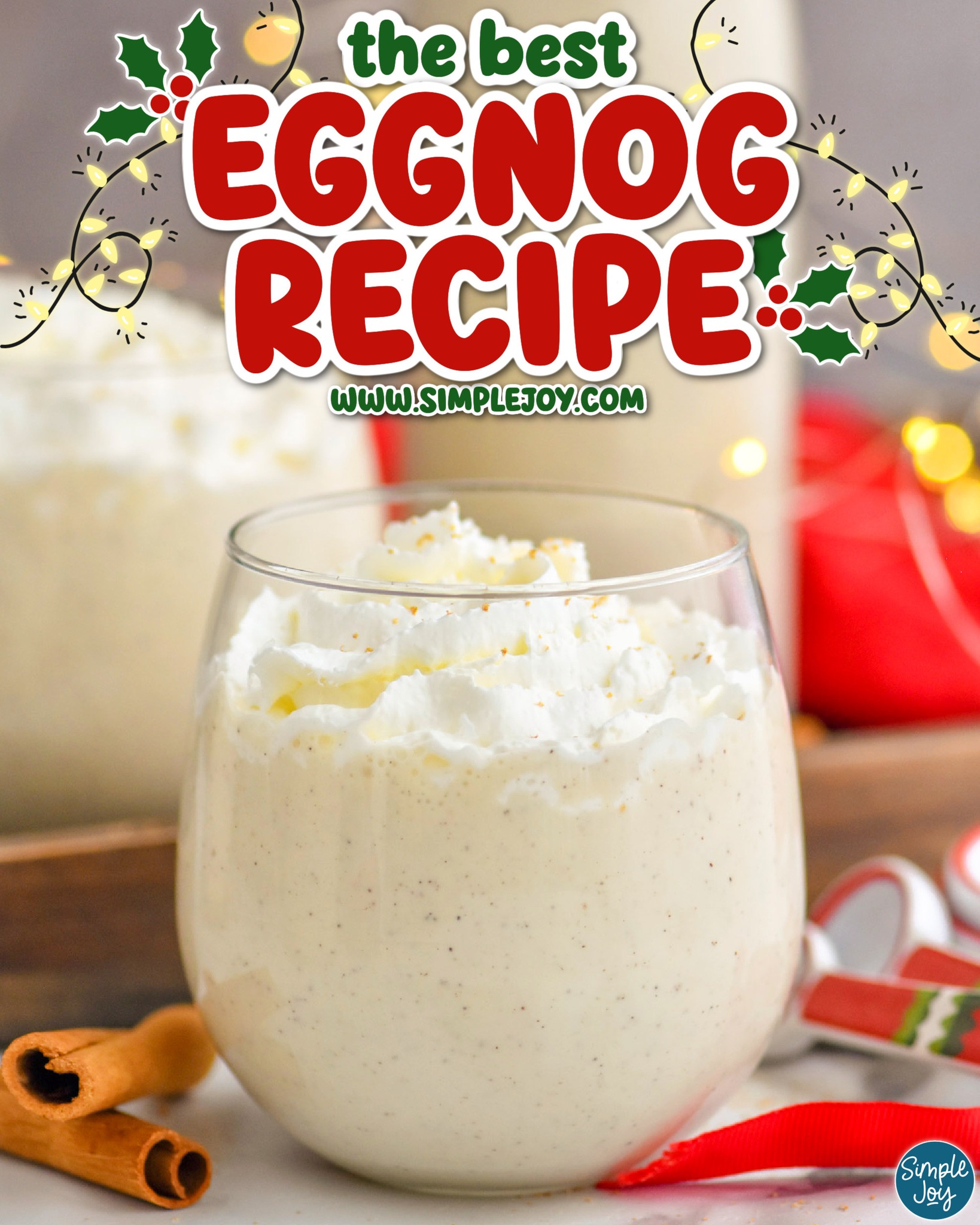 Simple Joy - Homemade Eggnog is the best!! You'll never... | Facebook