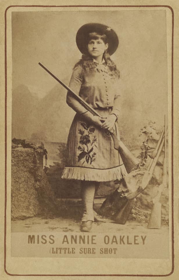 Annie Oakley, 1903 (Colorized). #annieoakley