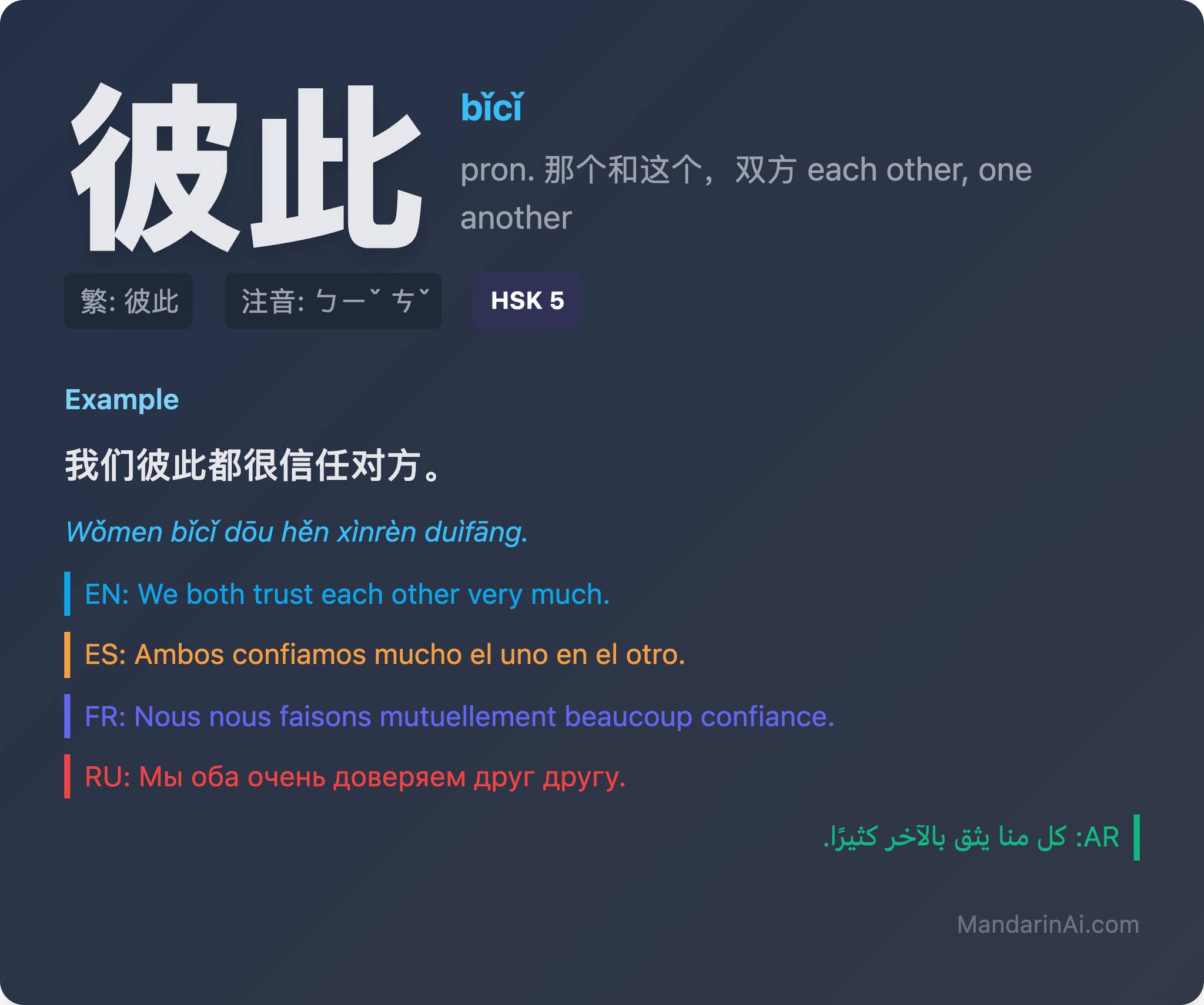 Learn Chinese ️中文学习 | https://www.mandarinai.com/hsk/word/detail/3251 ...