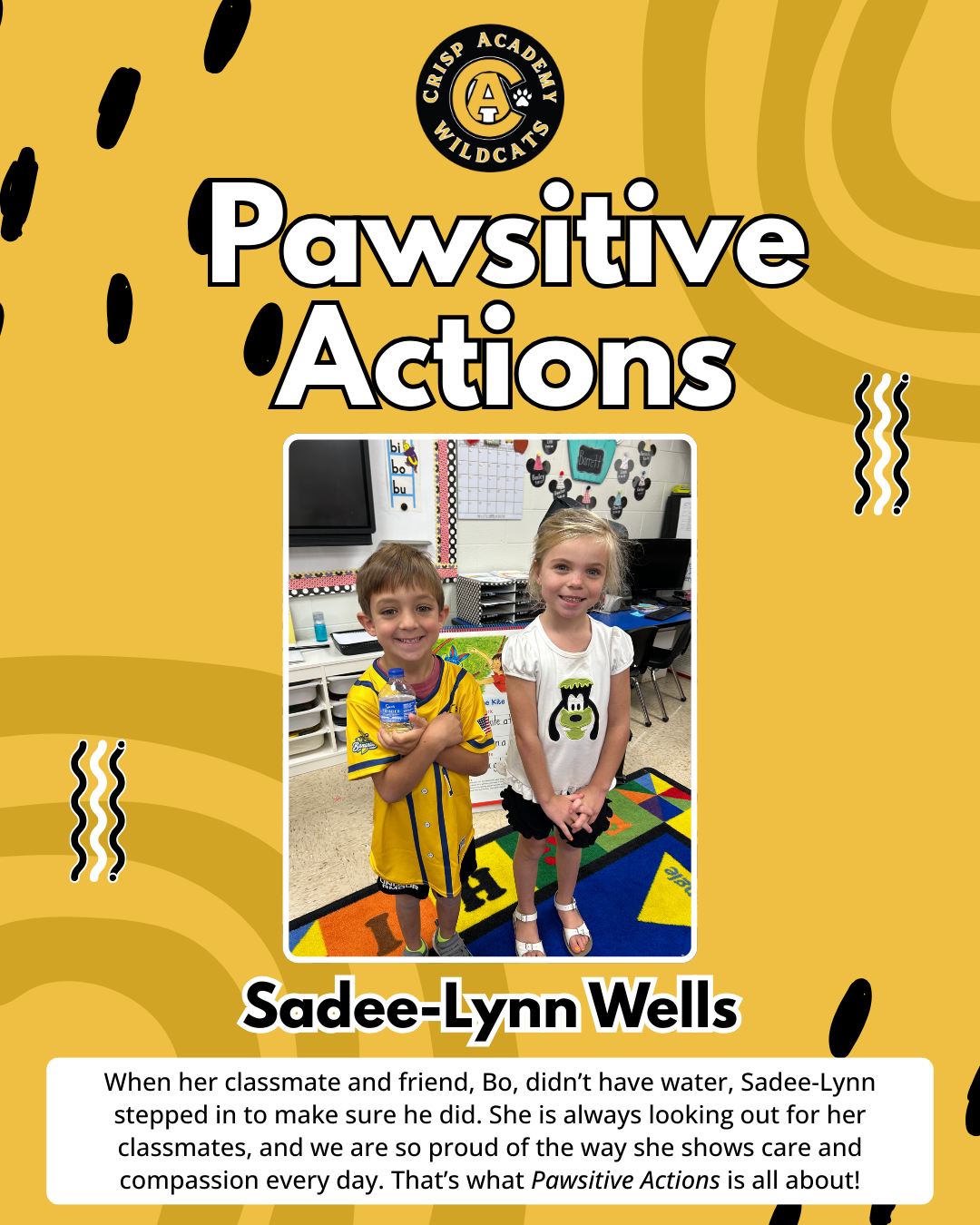 Crisp Academy - 🐾 Pawsitive Actions 🐾 When her classmate... | Facebook