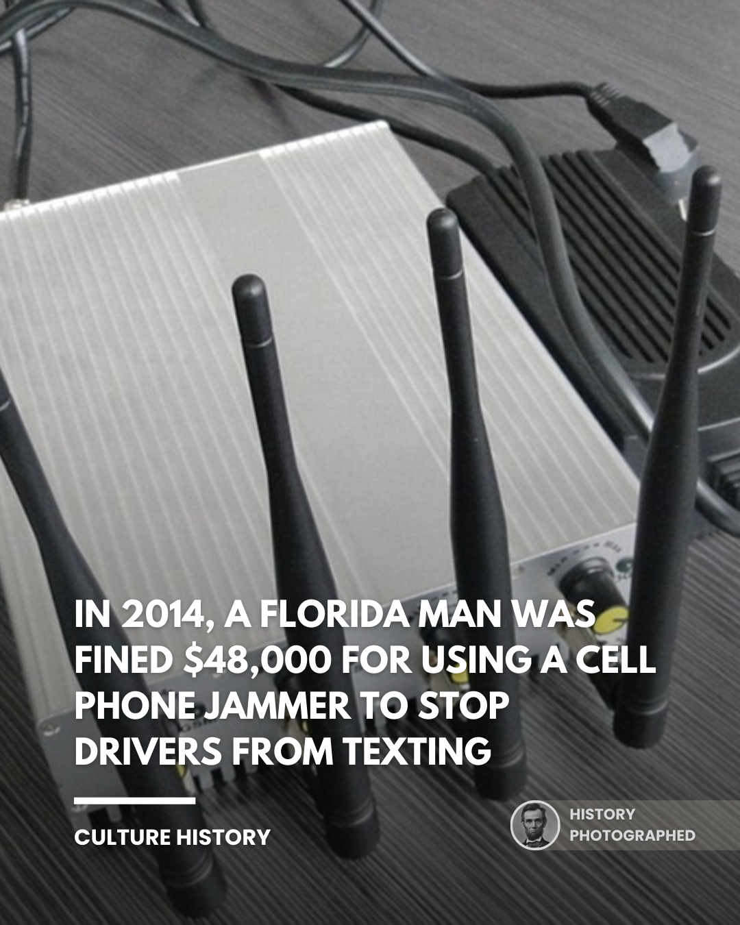 Fed up with distracted drivers,... - History In Pictures | Facebook