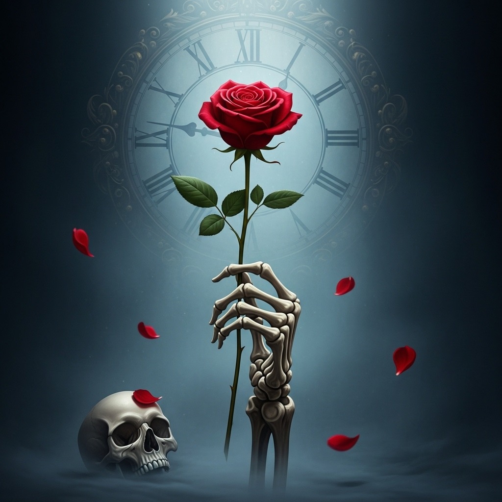 Skulls - Love is timeless. 🥀 A profound moment of dark romance. This ...