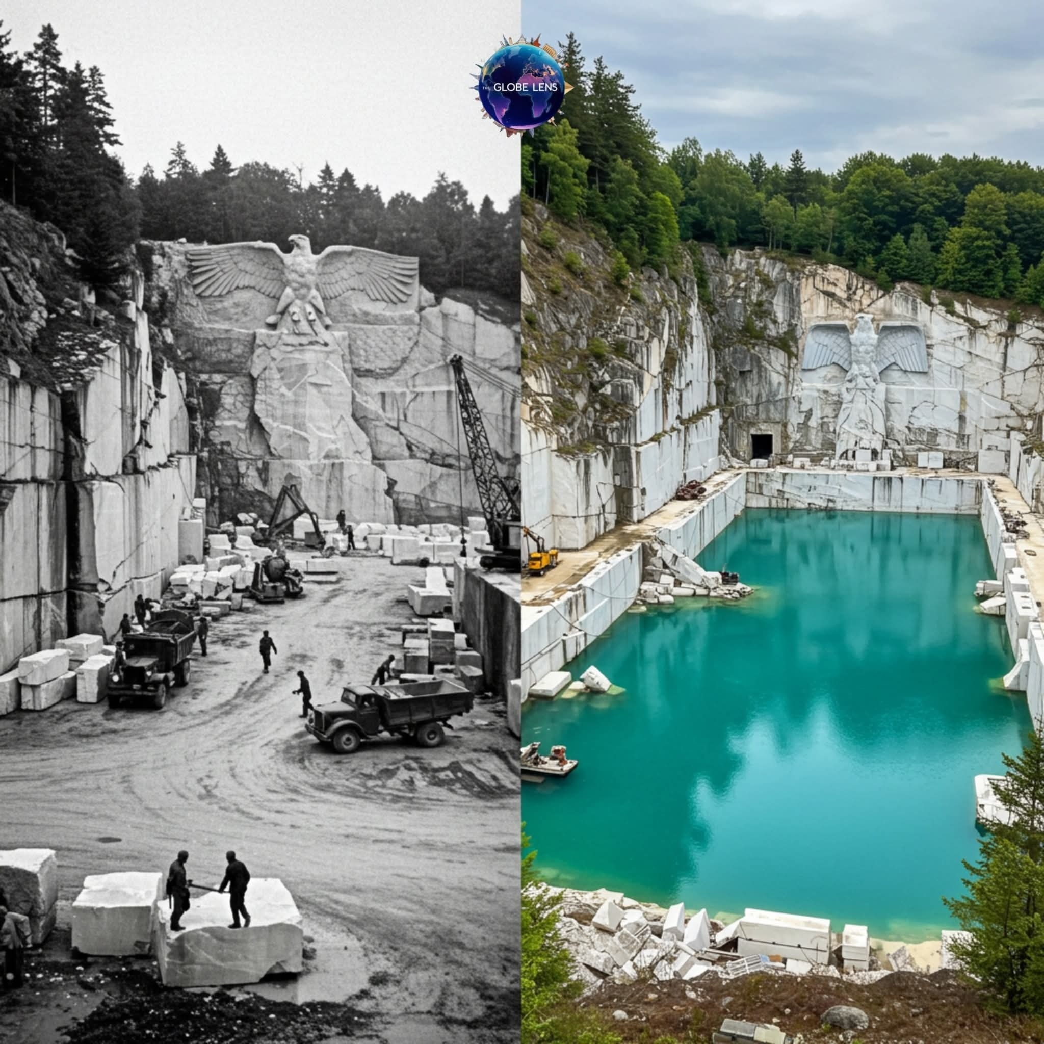 Ancient - The Marble Quarry – Saalburg, Thuringia The quarry at ...