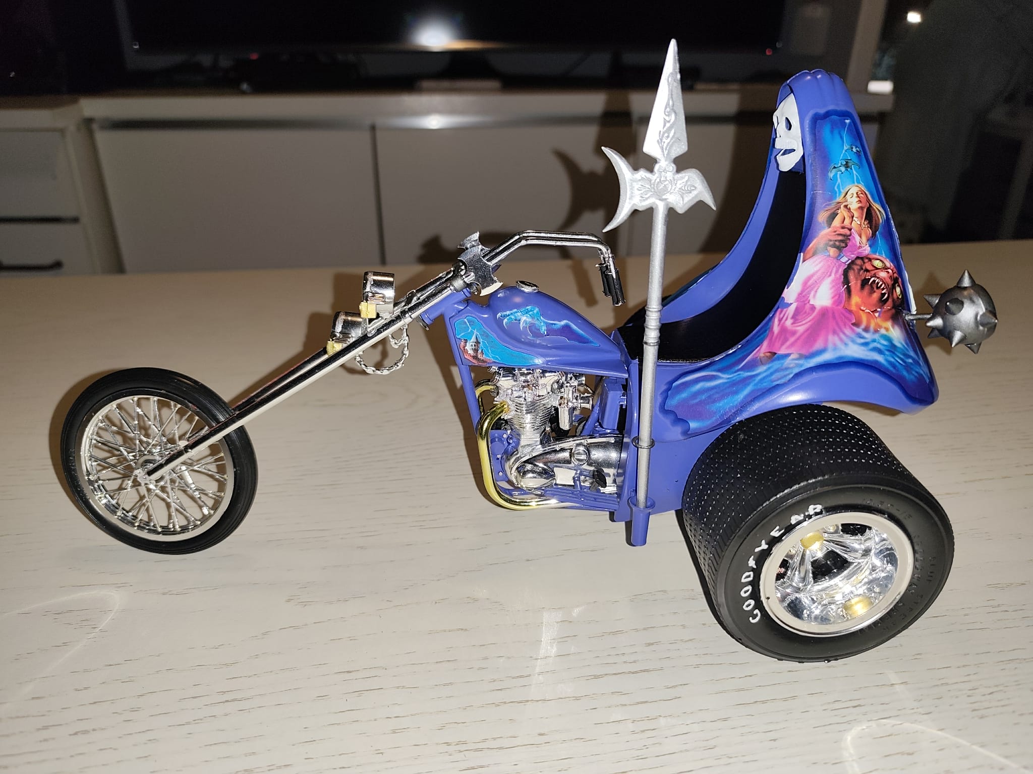 my latest build revell triumph ghostrider trike 1/8 hope you like it