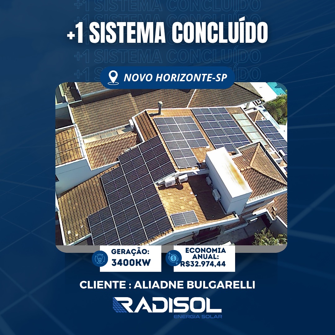 Radisol Energia Solar | Novo Horizonte SP