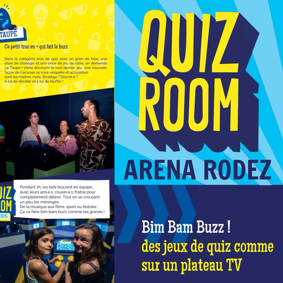 Arena - 🎤💥 BIM BAM BUZZ ! 💥🎤 Plonge dans l’ambiance d’un plateau TV et ...