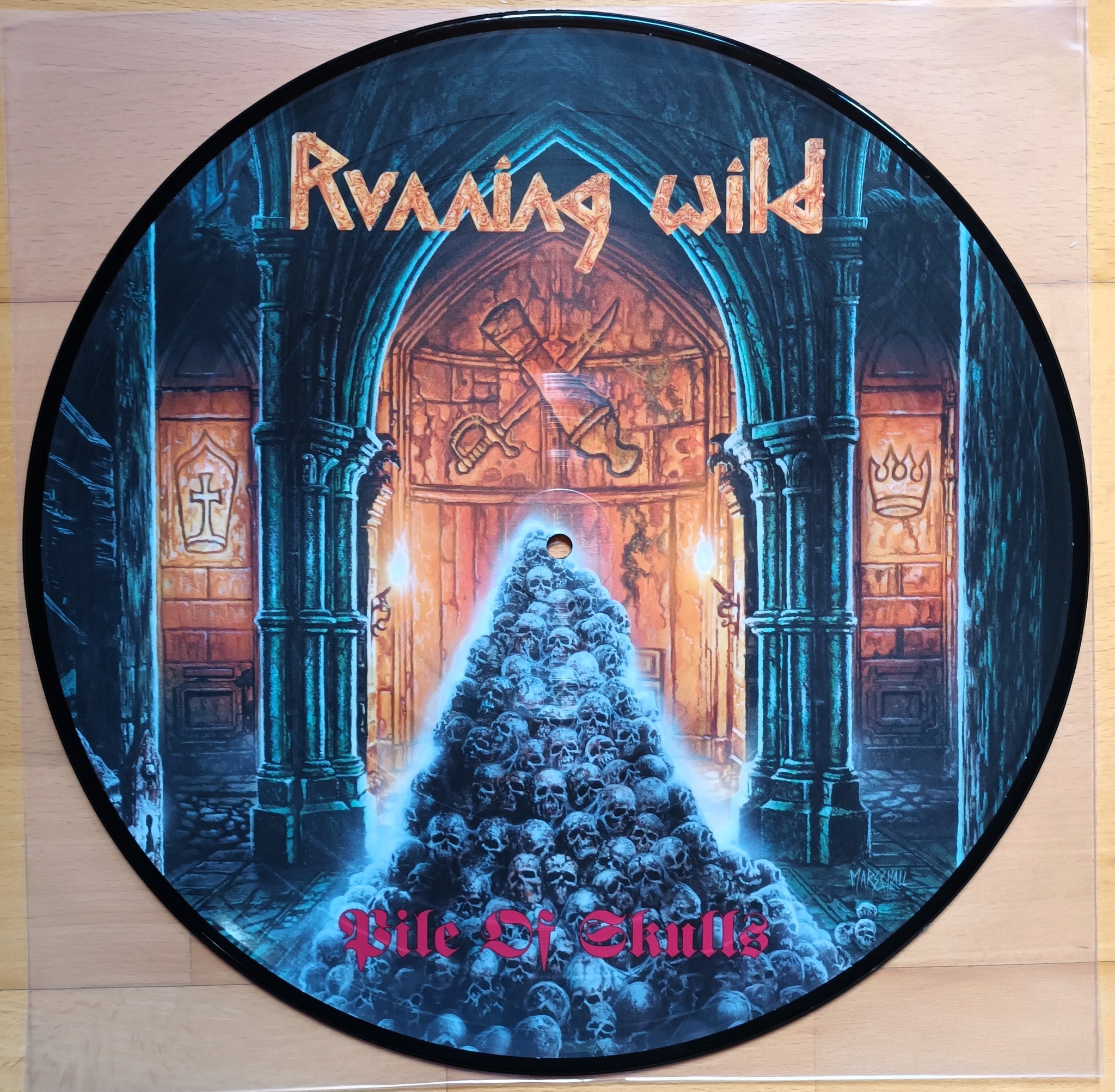 Running Wild's Pile of Skulls picture disc