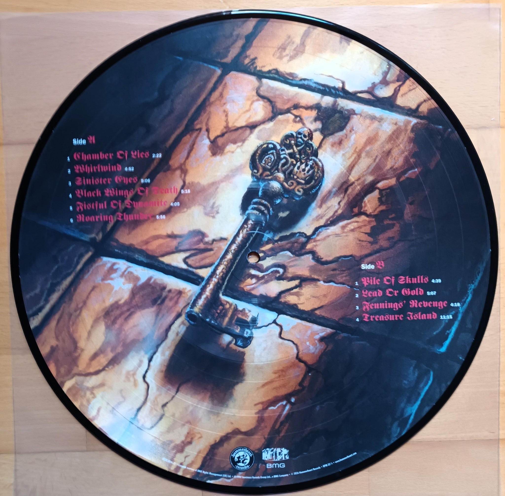 Running Wild's Pile of Skulls picture disc
