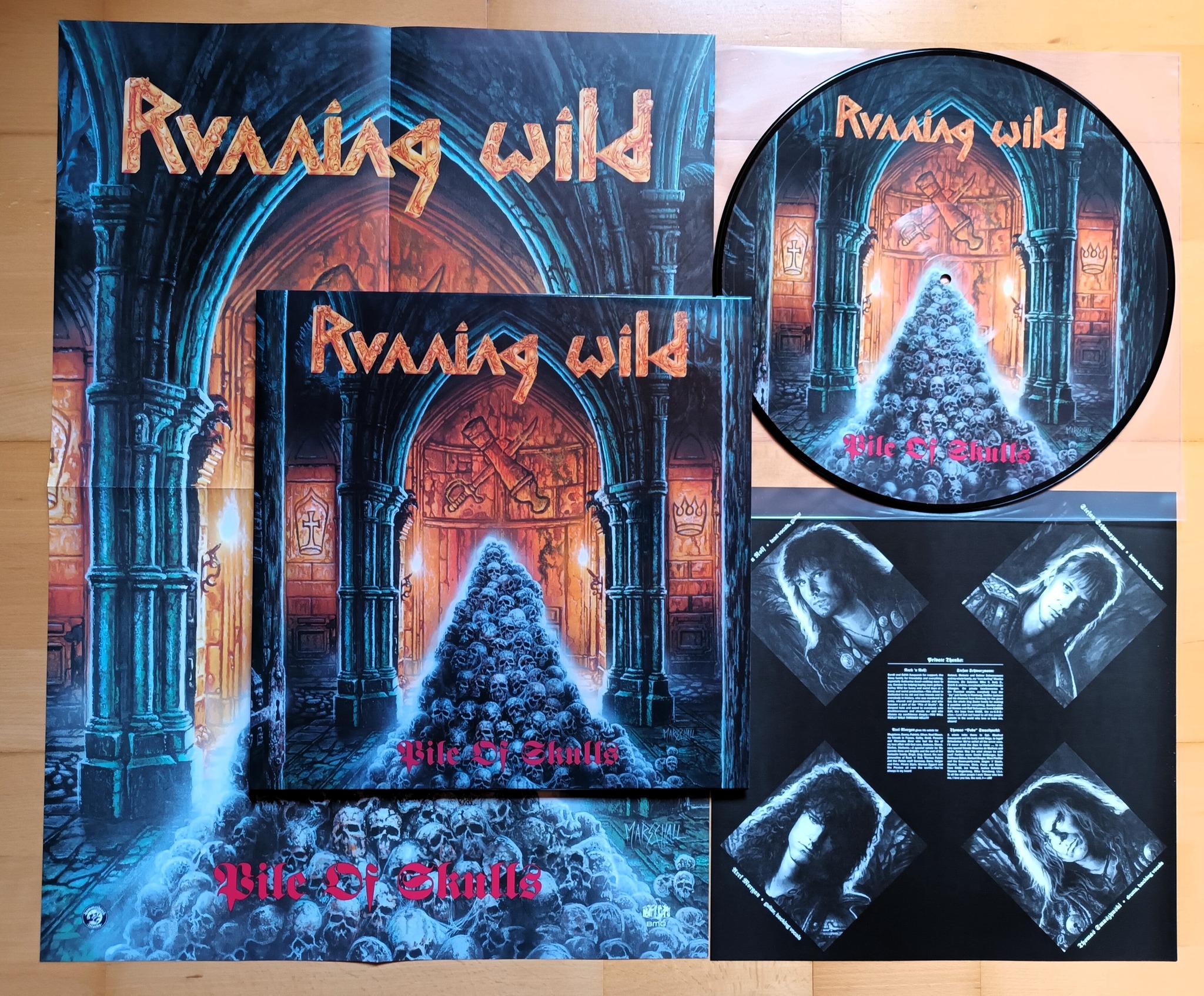 Running Wild's Pile of Skulls picture disc