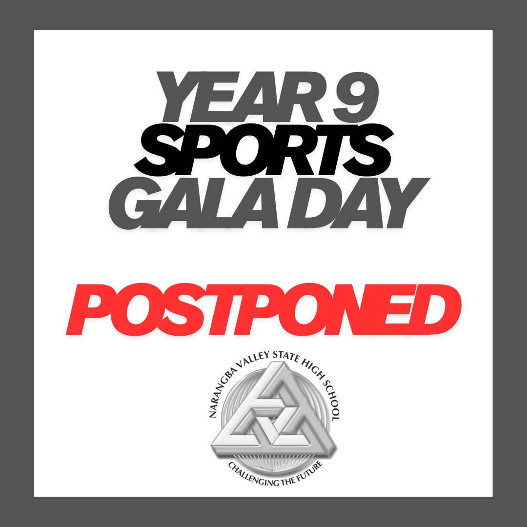 📢 Year 9 Sports Gala... - Narangba Valley State High School | Facebook