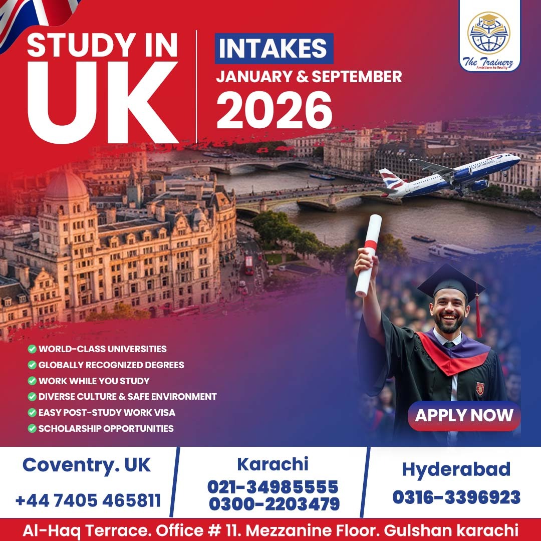 TheTrainerz - STUDY IN THE UK — Intakes Open for January & September ...