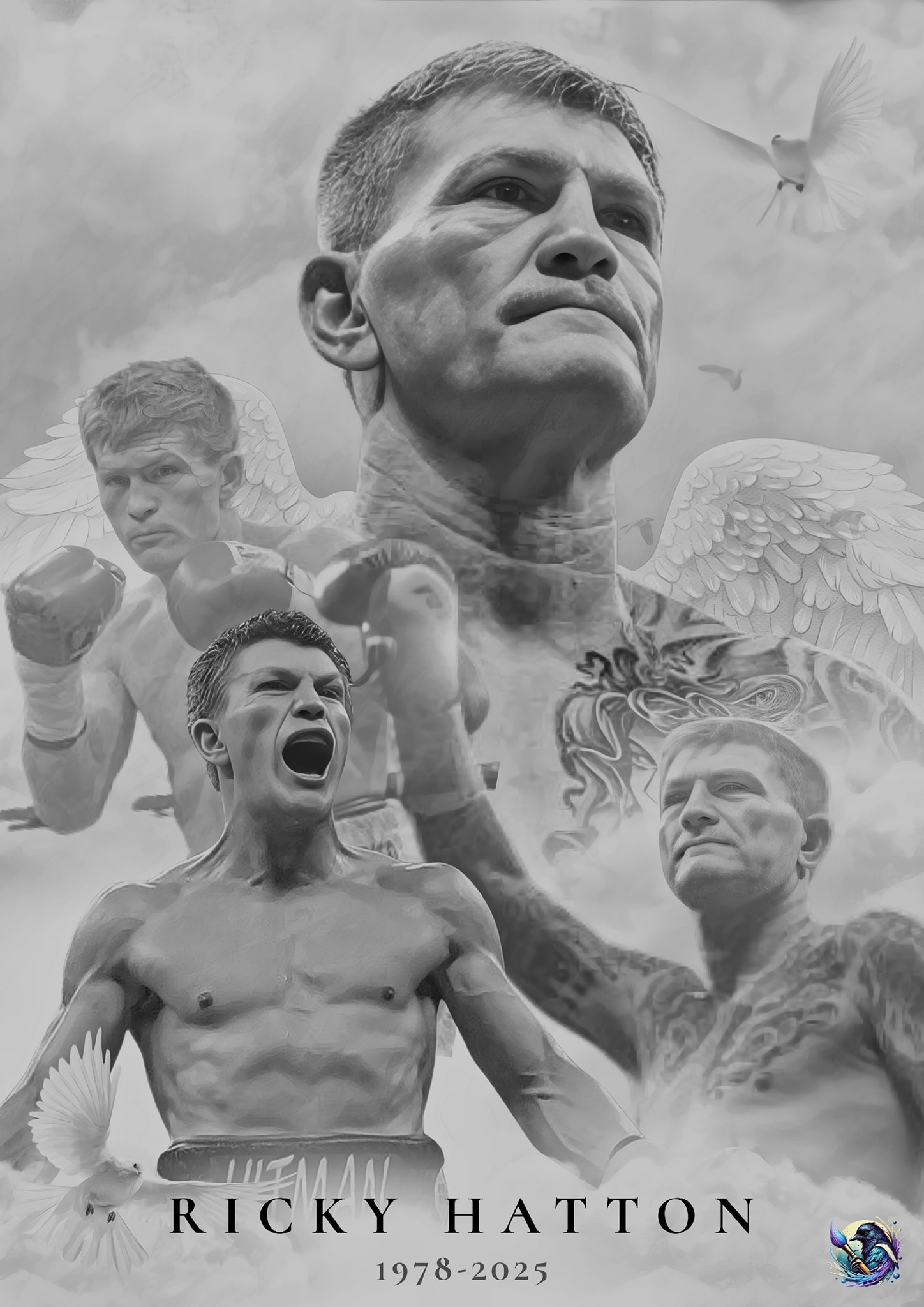 Magpie - Legend 🥊 ️‍🩹 1978 - 2025 #RickyHatton Magpie Digital Art ...