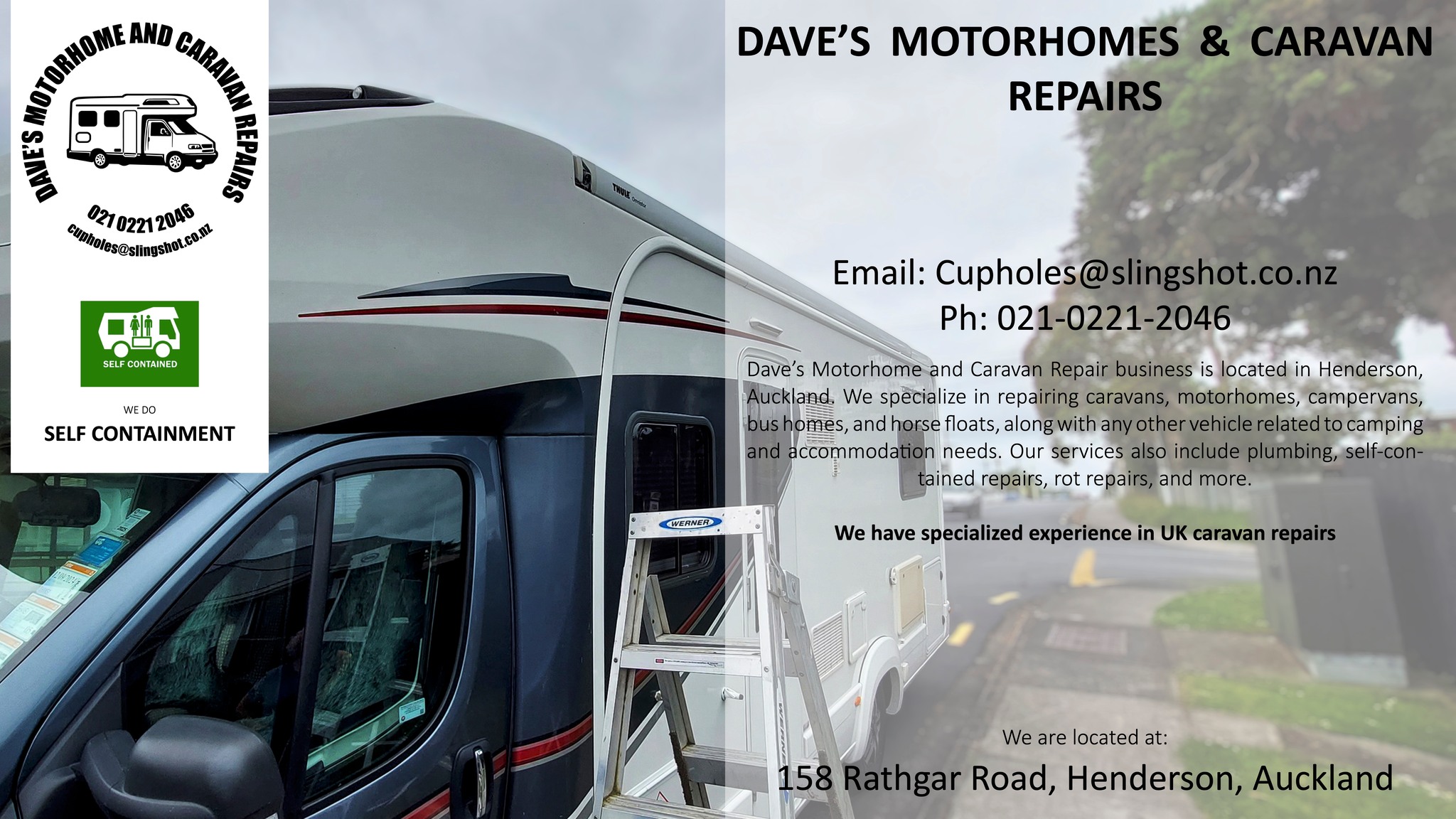 Dave's Motorhome And Caravan Repairs | Auckland