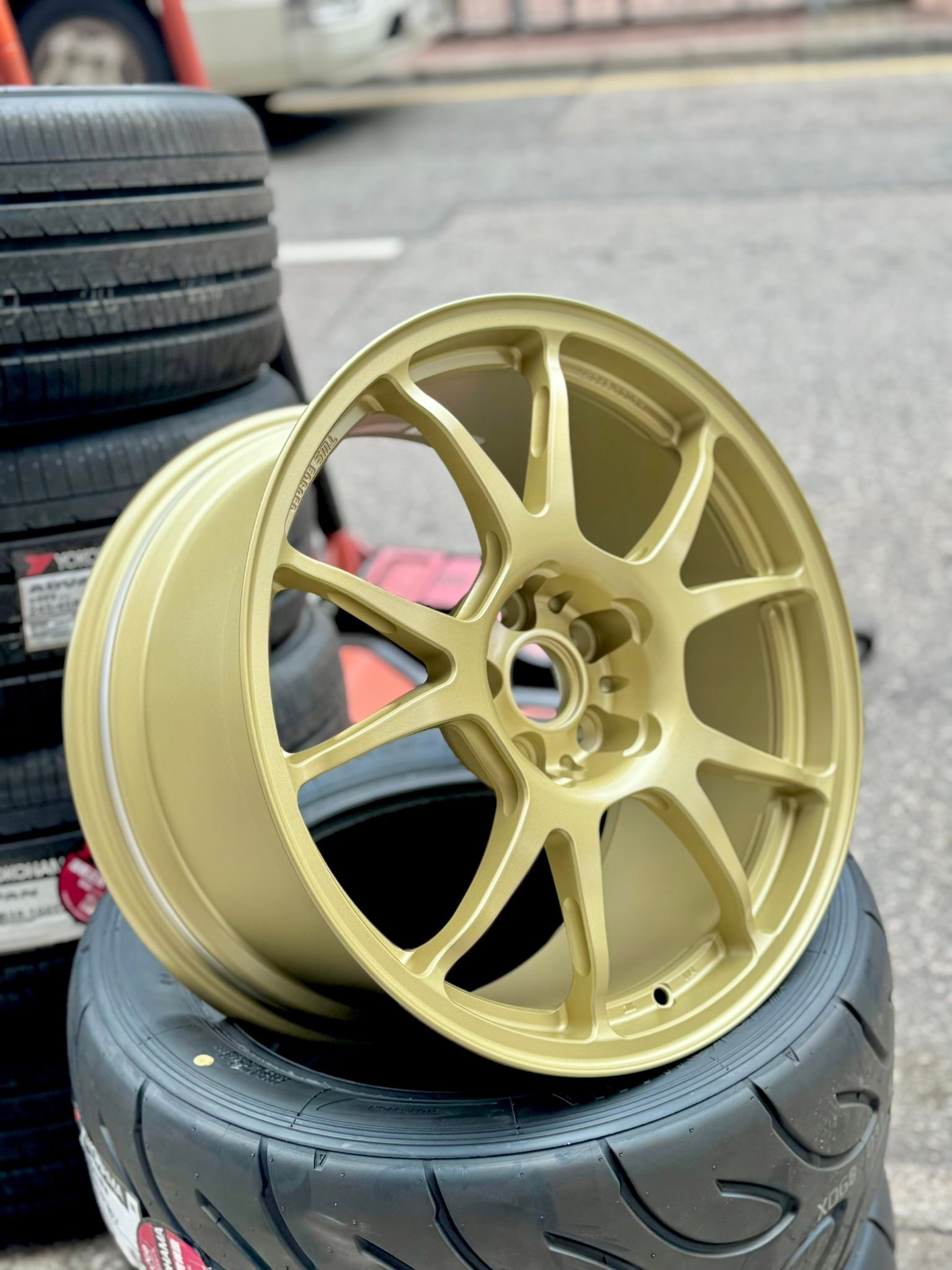 し*ま様 TWS T66-F 245/40R 9j インセット+45 17インチ TWS Motorsport T66-F 17X9 et45 5x100 FGD Rage your dream… Attitude