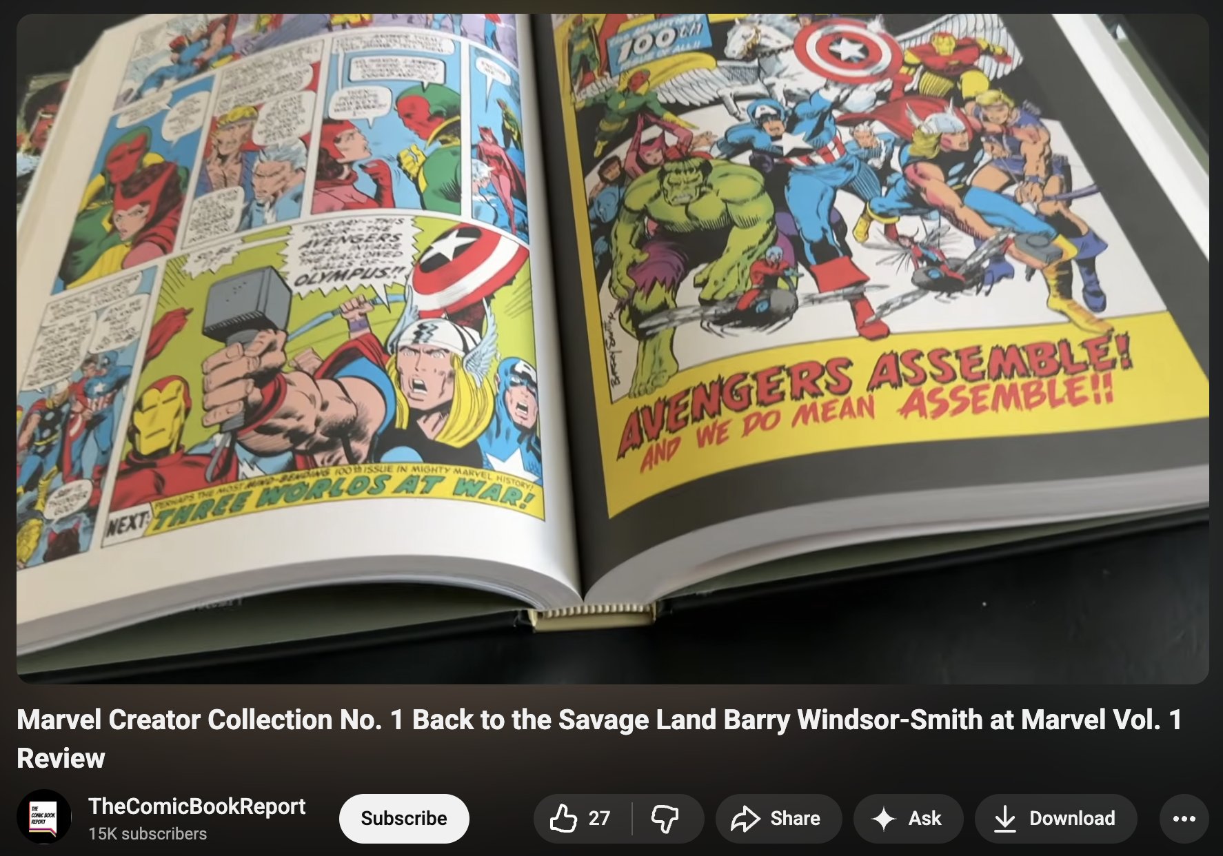 Want to peek inside The Marvel Creator Collection No. 1: 