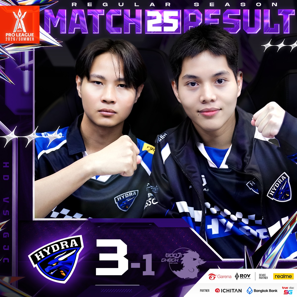 แต้มแรกมาแล้ว! มังกรน้ำเงิน 🐲Hydra... - Garena RoV Tournament | Facebook
