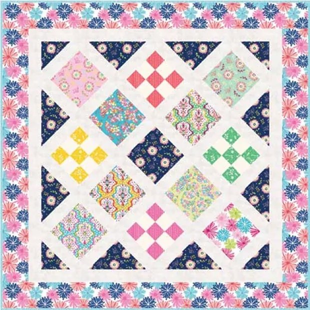 🎨 Whimsy Quilt Pattern – A... - Quilting Instructions