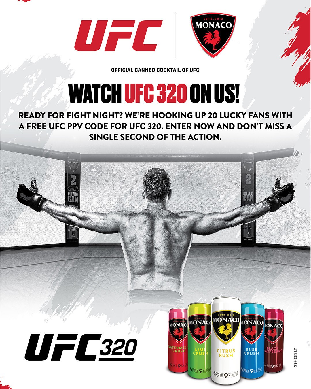 UFC - #UFC320 is better with a Monaco Cocktails in hand.... | Facebook