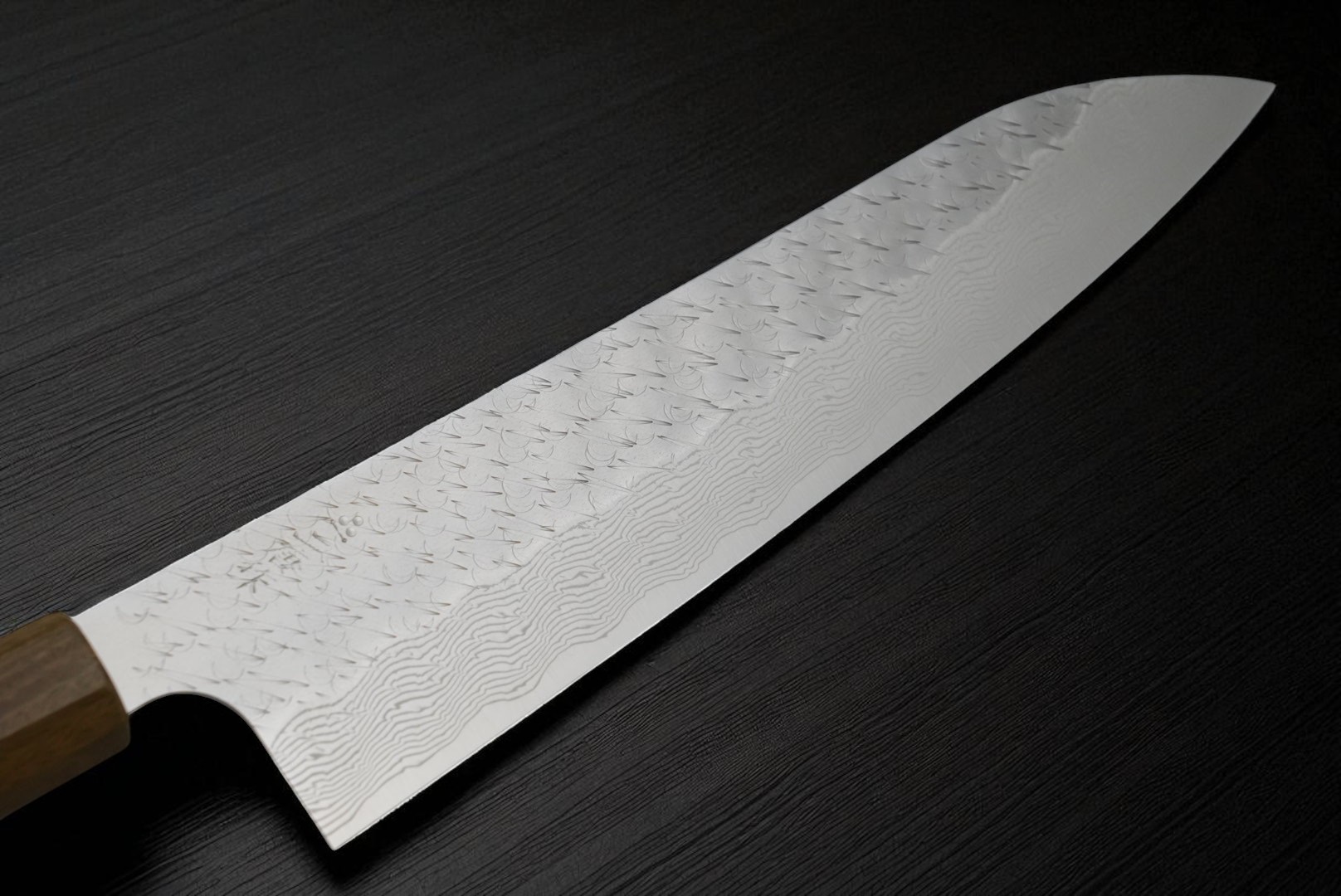 中刀- 玄海正國富士山先丸鋼材:白二水本燒尺寸:33cm 柄:黑檀八角三銀卷