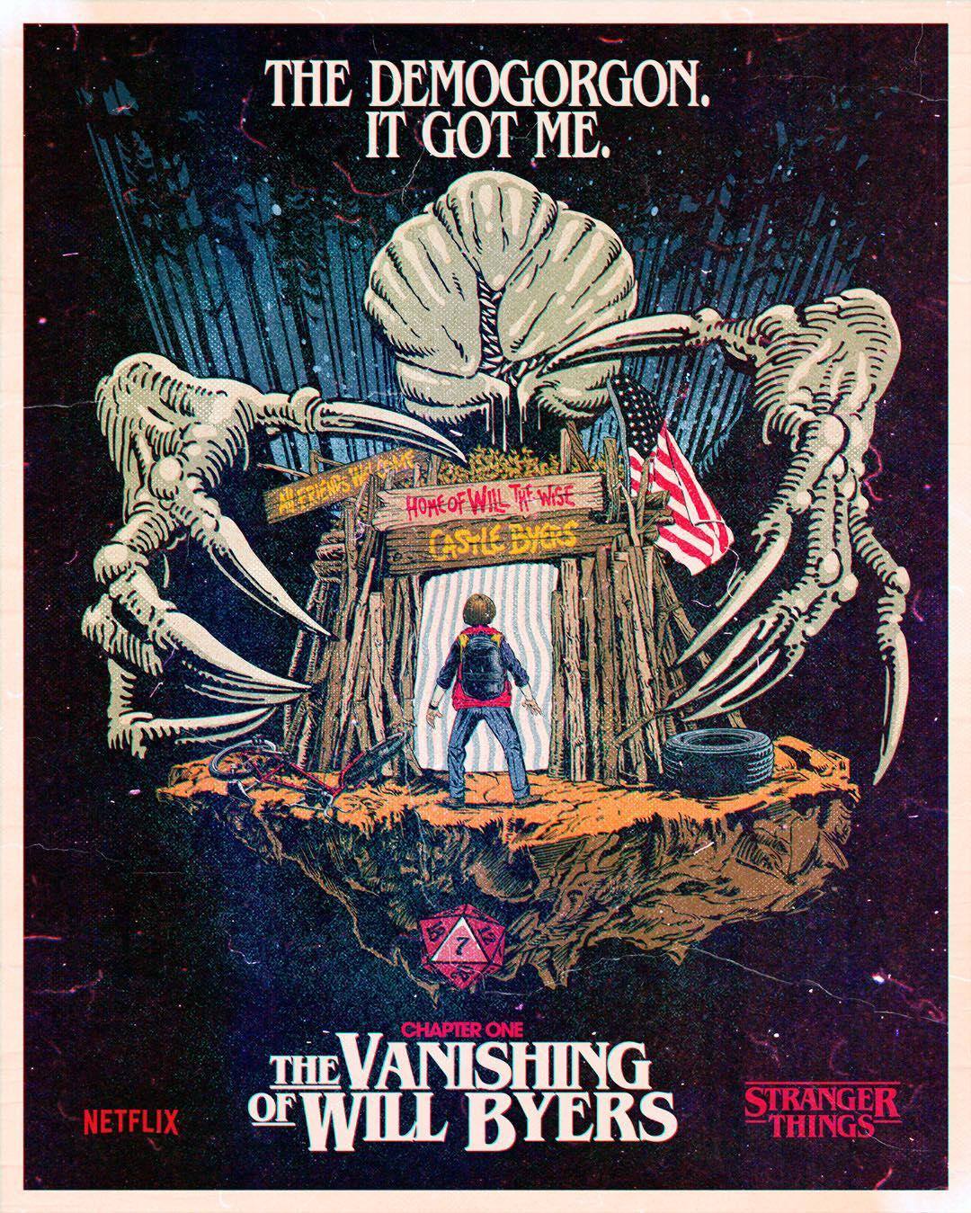 STRANGER THINGS. Season One. 1983. Posters by Butcher Billy