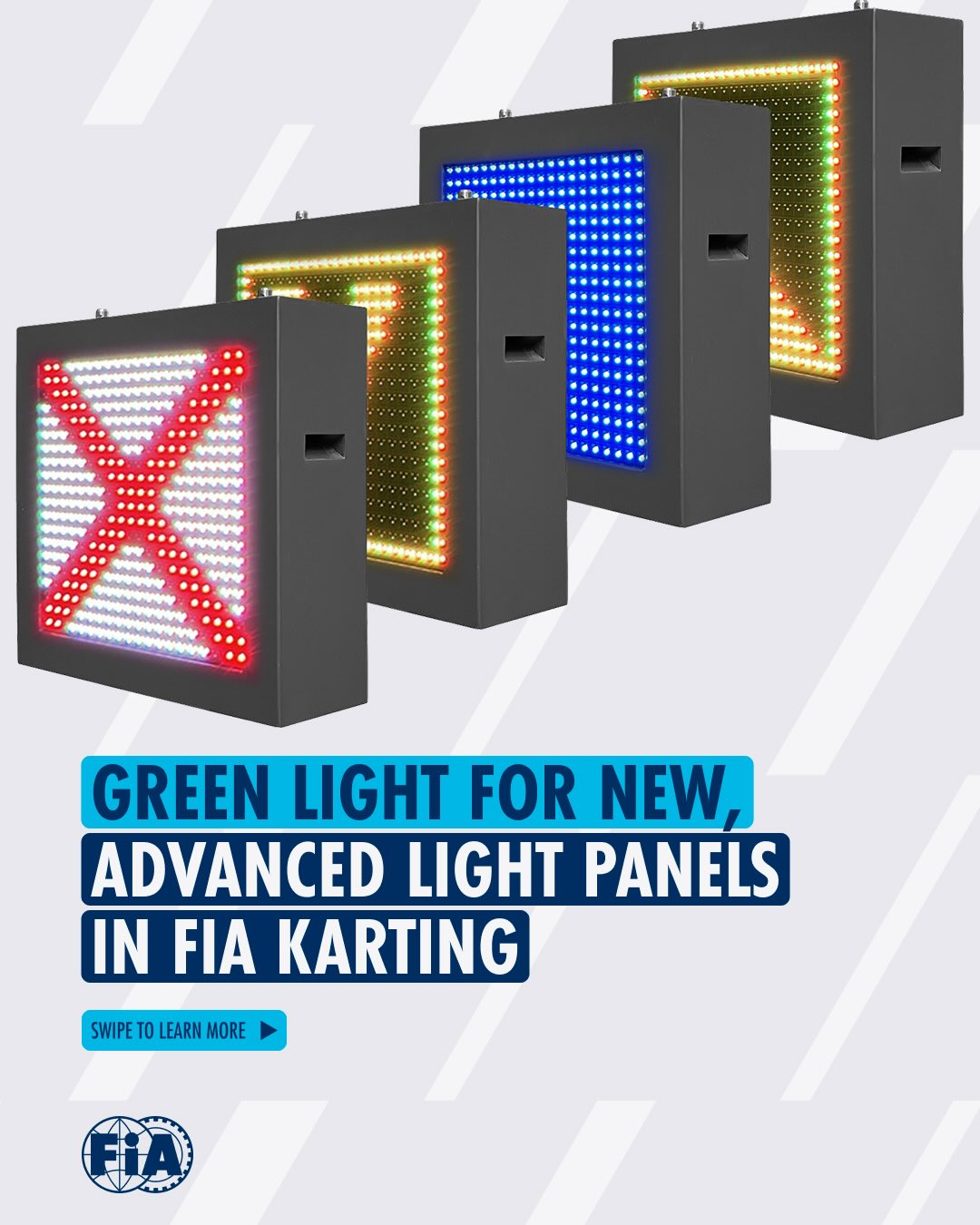 FIA - New trackside light panels in Karting will enhance... | Facebook