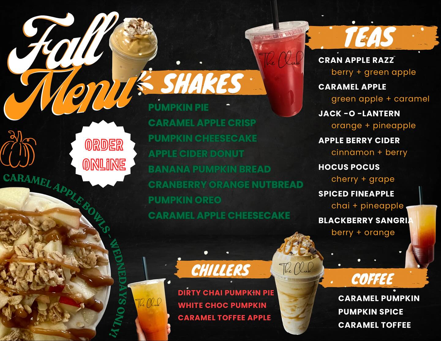 The Club - 🍂 Our NEW Fall Menu is HERE! 🍂 Thank you all for being so ...