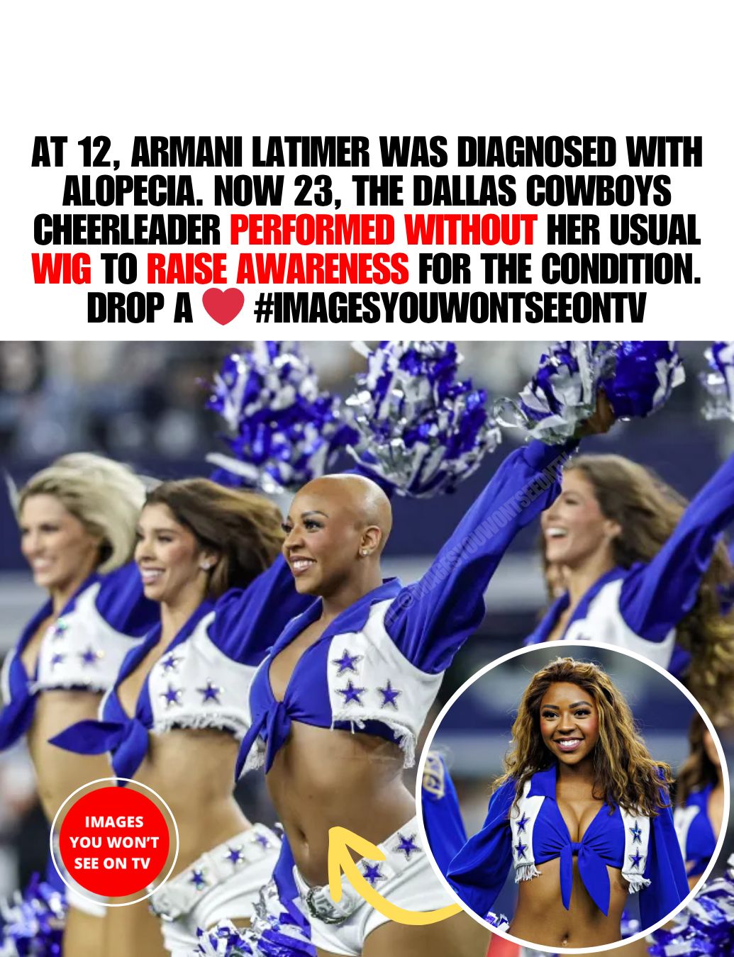 Images - Armani Latimer, a 23-year-old Dallas Cowboys Cheerleader ...