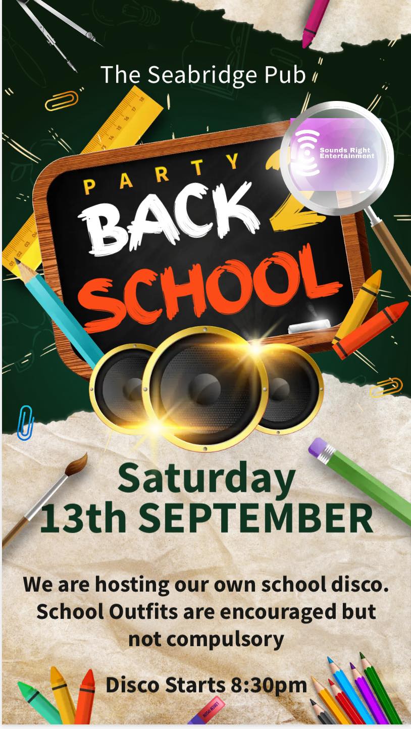 🎒📚 Back to School – Adult Style! 🕺💃... - The Seabridge Pub | Facebook