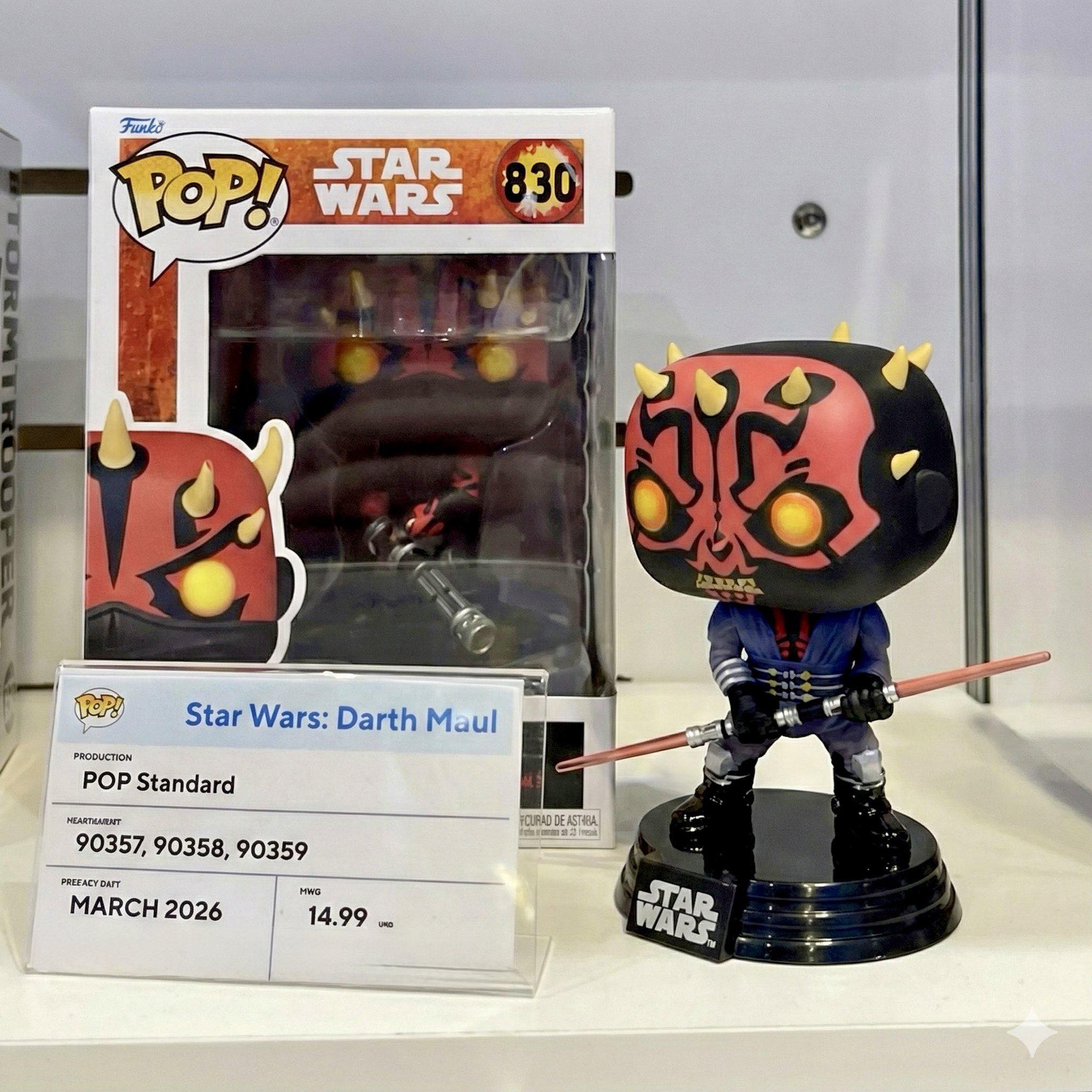 Pack Funko Pop Darth Maul & Gar Saxon – 2 Figurines Collector Star Wars – Cadeau Génial Pour Fans