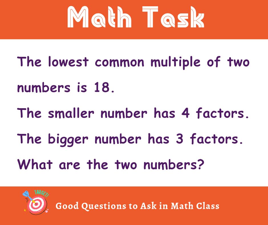 🧠 **Math Task: Can... - Good Questions to Ask in Math Class | Facebook