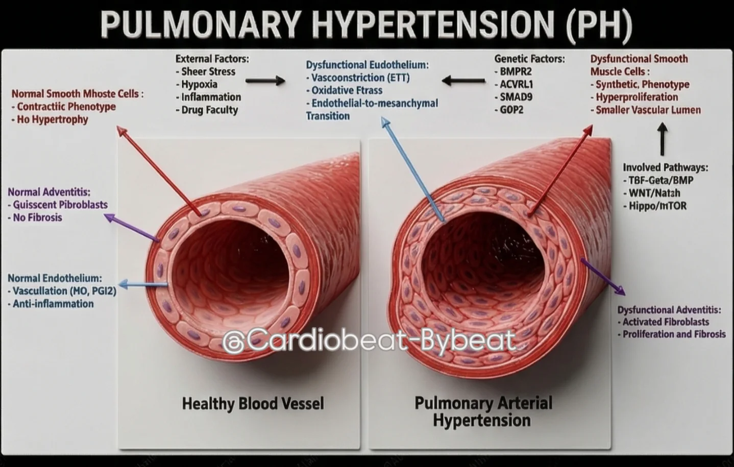 Pulmonary Arterial Hypertension (PAH): Endothelial Dysfunction at 