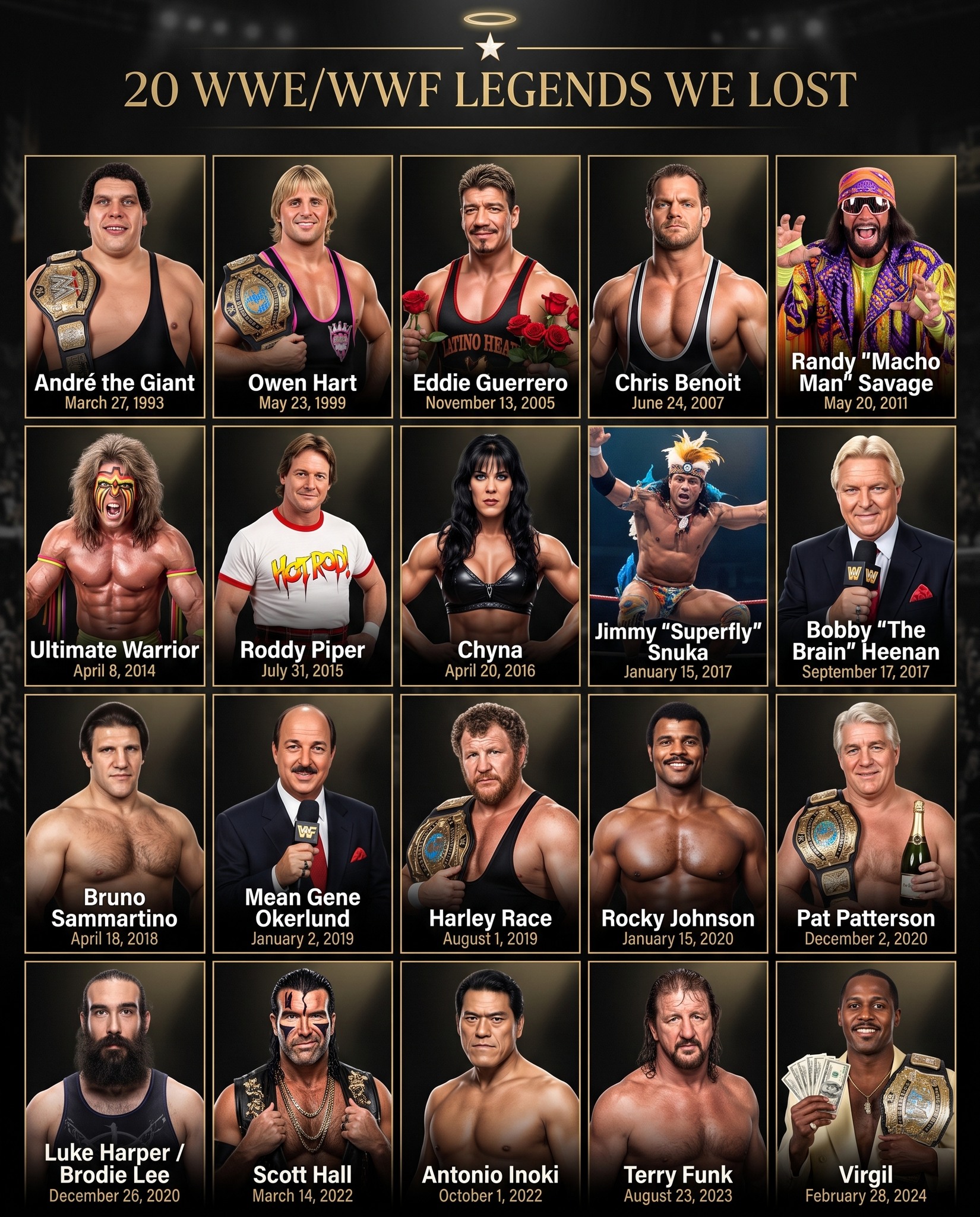 スポーツ選手 wwf legend2 Only 8 Wrestlers in this photo are still with us 🙏❤️ #lifestyle