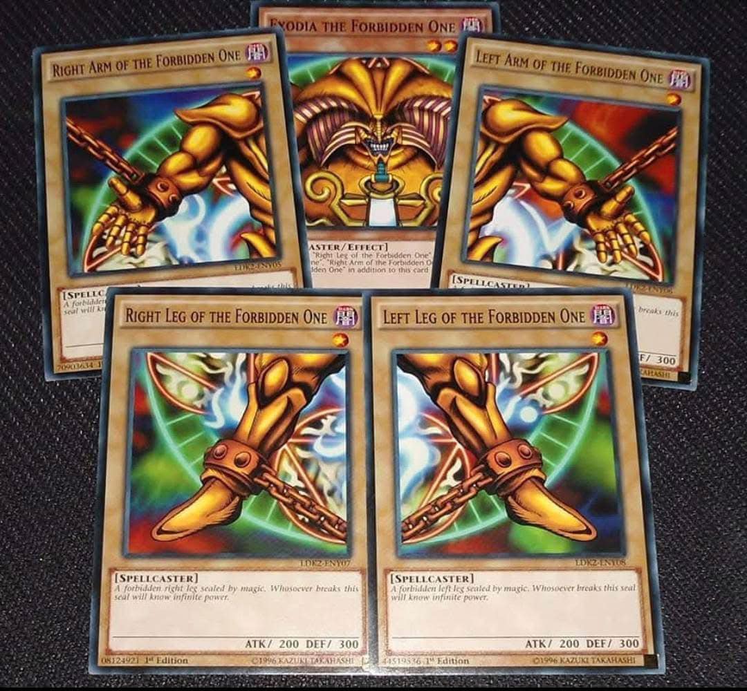 yugioh fake exodia card and GOD Cards 200 Lot with Rares. : Toys & Games Is my Exodia piece authentic?