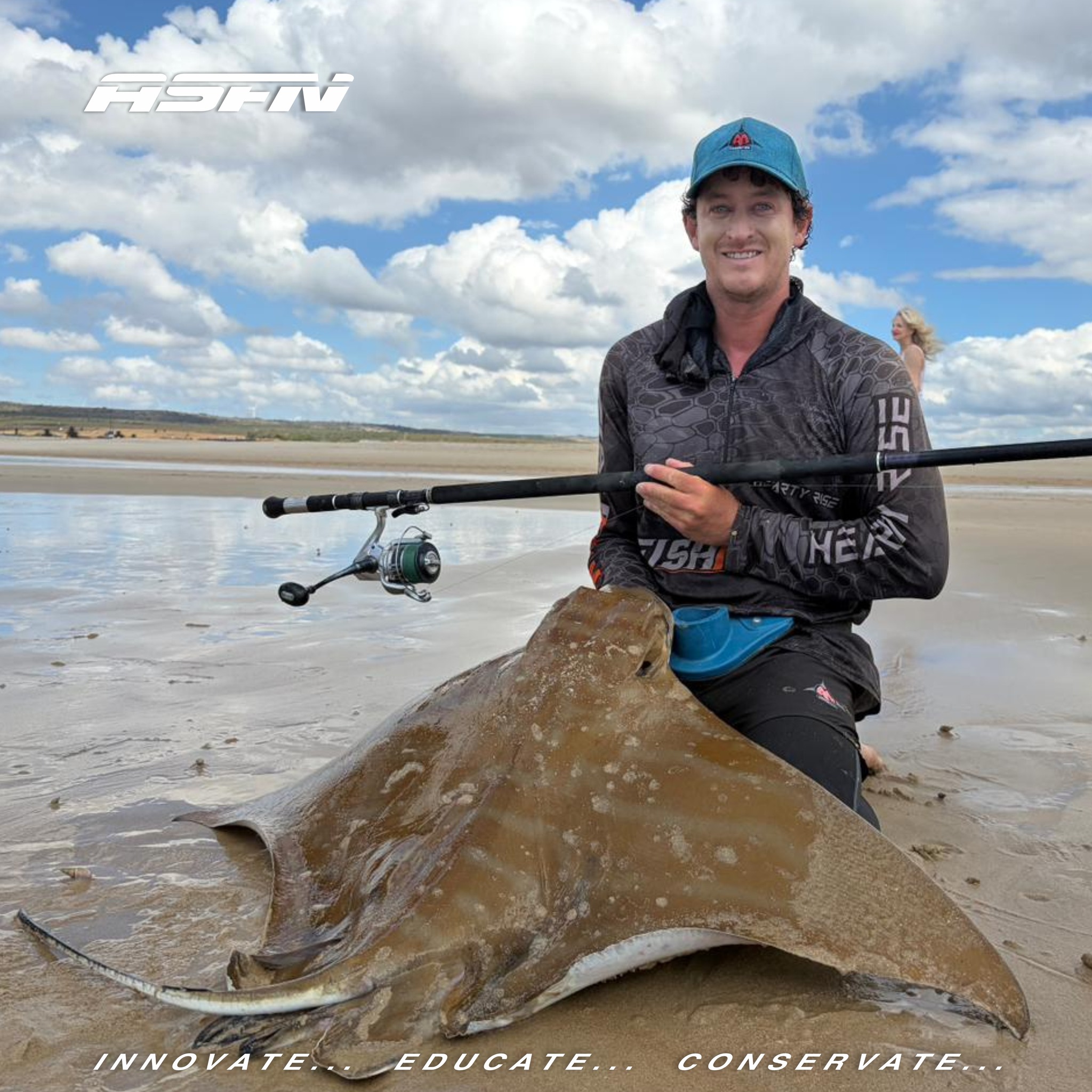 ASFN Fishing - Michael with a duckbill ray Flat,... | Facebook